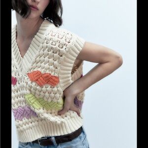 Zara sweater vest